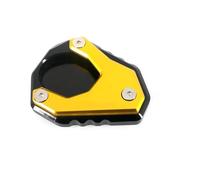 Béquille Plaque Béquille Latérale pour Moto pour Kawasaki pour ZX-25R 2020-2023 Extension De Béquille, Plaque De Support, Élargisseur De Repose-Pieds Support Latérale Coussin(Or)