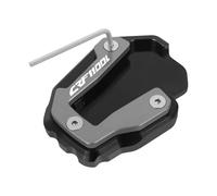 Béquille Plaque Extension De Béquille Latérale pour Moto pour H&Onda CRF1100L Africa Twin Adventure Sports DCT 2020-2023 Extension De Béquille Latérale Agrandir Coussin(Titane1)