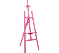 Béquille portable en bois avec cadre en A, présentoir pliable robuste pour peinture, croquis, projets artistiques, support de sol de 150 cm