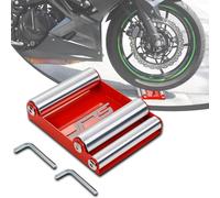Bequille Portable Moto,pour Taille Moyenne<220kg Largeur de Pneu<180mmRouge