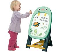Béquille pour enfants | Béquille d'art debout double face avec tableau blanc, chevalet pour enfants, chevalet artistique pour enfants, avec accessoires pour la peinture, juments