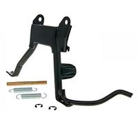Béquille principale pour Vespa-Vespa LX 50 2T ZAPC381 | Acier noir; matériel de pose inclus; références 560784, 582155, 582156; aussi compatible avec Piaggio Zip, Free, Sfera RST