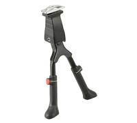 Béquille réglable MVTEK en Aluminium Noir, Support réglable, Béquille de vélo avec Double Fixation Centrale, Plaque pour E-Bike, Montage siège arrière