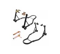 Béquille Roue Avant Arrière Charge 0 39 T Béquille d'Atelier avec Bras Réglable Support de Roue en Acier Lève-Moto Tête de Fourche