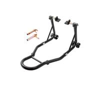 VEVOR Béquille Moto pour Roue Arrière Charge 0,39 T Béquille d'Atelier avec Bras Réglable Support de Roue en Acier Lève-Moto Compatible avec Roue d'Un Diamètre de 350 mm Réparation Entretien Domicile