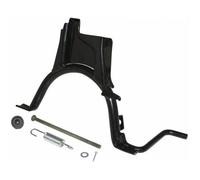 Bequille scoot centrale adaptable mbk 50 booster 2004+, rocket, ng-yamaha 50 bws 2004, bump, spy noir -p2r-