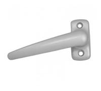 Béquille simple à saillie réduite sur rosace Horus - argent FAPIM