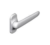 Béquille simple porte Diane carré 8mm alu RAL9006 - LA CROISEE DS - DS6478-007