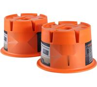 Béquille stabilisatrice 2000 lbs pour remorque RV - Bloc-roue pack de 2 - Accessoires de voyage