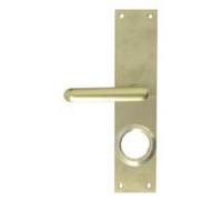 Iseo Plaques bec-de-cane ZL 92 NORMBAU pour poignées de porte – nylon gris 7043