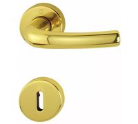 Béquille sur rosace Tokyo M1710/42/42S - Clé i - Laiton F71 - HOPPE - 2824548