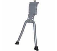 P2R Béquille vélo double centrale 24-28" réglable renforcée alu Argent