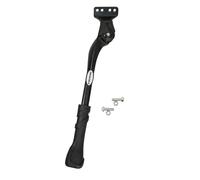 BEQUILLE VELO LATERALE ARRIERE NEWTON 26-29'' POUR E-BIKE NOIRE REGLABLE FIXATION 2 VIS SUR BASE ENTRAXE 18-40mm - CONCUE POUR VELO LOURD ET E-BIKE