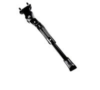 Bequille Velo Laterale reglable 24/28'' alu Noir renforcee e Bike/VAE (Fix. 2 vis 40/18mm)