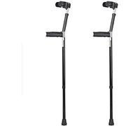 Béquilles bracelet pour adultes, béquilles pour avant-bras, aide à la mobilité équilibrée, canne pliable, rétractable et réglable pour personnes âgées handicapées, 1 paire Lucky Star