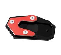 Béquilles Latérale Béquille De Moto pour B&MW R1200RT R1250RT 2013-2025 Extension De Béquille Latérale, Plaque De Support Élargie Extension Pad(Rouge)