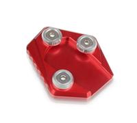 Béquilles Latérale Béquille De Moto pour H&Onda GROM MSX125 2014-2015 Extension De Béquille Latérale, Plaque De Support, Repose-Pieds Extension Pad(Rouge)
