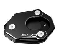 Béquilles Latérale Béquille De Moto pour K&awasaki pour Z650 pour Z650RS pour NINJA650 2017-2025 Extension De Béquille Latérale Extension Pad(Noir)