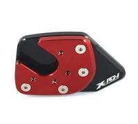 Béquilles Latérale Béquille Latérale Élargie pour H&Onda X-ADV750 2017-2020 Extension De Béquille Latérale, Plaque De Support, Repose-Pieds Extension Pad(Rouge)