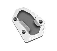 Béquilles Latérale Béquille Latérale Élargie pour Moto pour B&MW R1300GS R1300GS ADV Adventure GS1300 2023 2024, Extension De Béquille Latérale, Plaque De Support Extension Pad(Argent2)