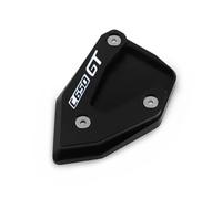 Béquilles Latérale Béquille Latérale pour Moto pour B&MW C600 Sport C650GT 2012-2023 Extension De Béquille, Plaque De Support, Repose-Pieds Extension Pad(Noir)
