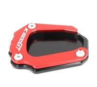 Béquilles Latérale Béquille Latérale pour Moto pour B&MW K1600GT K1600GTL 2017-2023 Extension De Béquille Latérale, Coussinet De Support Extension Pad(Rouge)