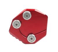 Béquilles Latérale Béquille Latérale pour Moto pour Suzuki GSX-S125 GSX-S150 GSX-R125 GSX-R150 Extension De Support Pied, Coussinet D'agrandissement Extension Pad(Rouge)