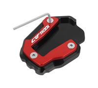 Béquilles Latérale Extension De Béquille Latérale pour Moto pour H&Onda CRF1100L Africa Twin Adventure Sports DCT 2020-2023 Extension De Béquille Latérale Extension Pad(Rouge 1)