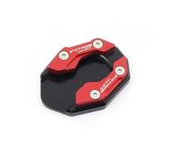 Béquilles Latérale Extension De Béquille Latérale pour Moto pour Suzuki V-Strom 250SX DL 250SX 2023 Support Élargi pour Béquille Latérale Extension Pad(Rouge)