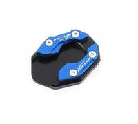 Béquilles Latérale Extension De Béquille Latérale pour Moto pour Suzuki V-Strom 250SX DL 250SX 2023 Support Élargi pour Béquille Latérale Extension Pad(Bleu)