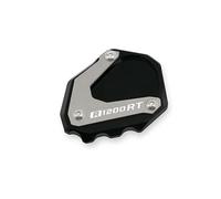 Béquilles Latérale Extension De Repose-Pied pour Béquille Latérale De Moto pour B&MW R1200RT 2004-2013 Extension De Plaque De Support De Béquille Élargie Extension Pad(Noir)
