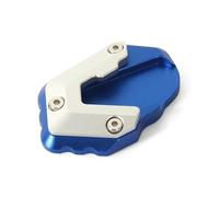 Béquilles Latérale Plaque De Support pour Béquille De Moto pour B&MW R1300GS 2023-2024 Extension De Béquille Latérale, Plaque De Support, Repose-Pieds Élargi Extension Pad(Bleu)