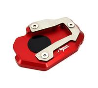 Béquilles Latérale Rallonge De Béquille Latérale pour Moto pour H&Onda CRF1100L L4 Africa Twin 2020 Support De Béquille Élargi Extension Pad(Rouge)