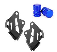 Béquilles pour Moto Capuchons de Valve de Pneu pour étrier de Frein Avant, Protection pour Loncin VOGE DS900X Valico DS900X 900 DSX 2025 2024(1set BlackBlue)