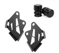 Béquilles pour Moto Capuchons de Valve de Pneu pour étrier de Frein Avant, Protection pour Loncin VOGE DS900X Valico DS900X 900 DSX 2025 2024(1set Black)