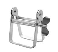 BERAC Presse-tube de dentifrice, extracteur de dentifrice en alliage d'aluminium, rouleau de tube anti-rouille, distributeur manuel pour artistes, peintres et salons de coiffure