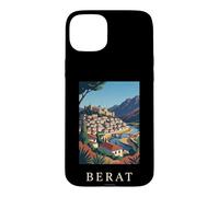 Berat Albanie Art de Voyage dans la vallée de la rivière ottomane Coque pour iPhone 15 Plus