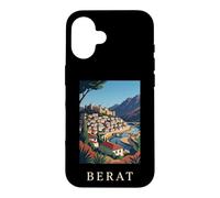 Berat Albanie Art de Voyage dans la vallée de la rivière ottomane Coque pour iPhone 16
