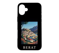 Berat Albanie Art de Voyage dans la vallée de la rivière ottomane Coque pour iPhone 16 Plus