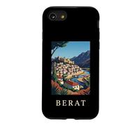 Berat Albanie Art de Voyage dans la vallée de la rivière ottomane Coque pour iPhone SE (2020) / 7/8