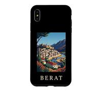 Berat Albanie Art de Voyage dans la vallée de la rivière ottomane Coque pour iPhone XS Max