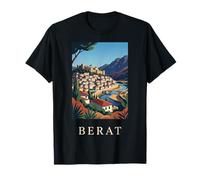 Berat Albanie Art de Voyage dans la vallée de la rivière ottomane T-Shirt