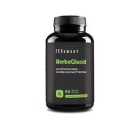 BerbeGlucid - Pour Glucose et Glucides - Berbérine, Mûrier, Cannelle, Chrome et Probiotique - 90 Gélules Véganes, Sans Additifs, Sans Gluten, Sans OGM