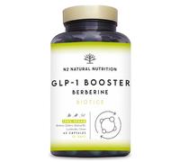 Berbérine 600mg. Reducose + Probiotiques. Soutient le contrôle de l'appétit et la glycémie. Végan. 60 capsules. N2 Natural Nutrition