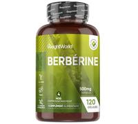 Berberine Gélules Vegan de Berbérine HCL, 4 Mois d'Approvisionnement, sans Stéarate de Magnésium et sans Additifs - Extrait de la Plante de Berberis Vulgaris - Épine-vinette ou Vinettier en Gélules