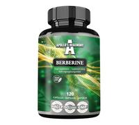 Berberine HCL 98% Extrait - Haute concentration 333 mg par gélule - 120 gélules végétaliennes - 4 mois d'approvisionnement - Extrait de racine de berberis pour la santé digestive - Apollo's Hegemony