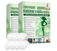 Berberine NAD+ Moringa Body Patches, Natural Ingredients 7 Pieces par boîte | 10 in 1 Support Metabolism Digestion and Energy - Global Wellness and Weight Management