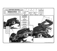 Berceau Arrière Monorack Yamaha 660 MT03