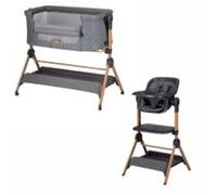 Berceau Cododo FreeON Nest & Feed 2-in-1 Transformable en Chaise haute Gris