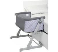 Berceau cododo Next2Me GO - Compact - Pliable - Inclinable - 6 Niveaux de hauteur - Gris foncé Gris G